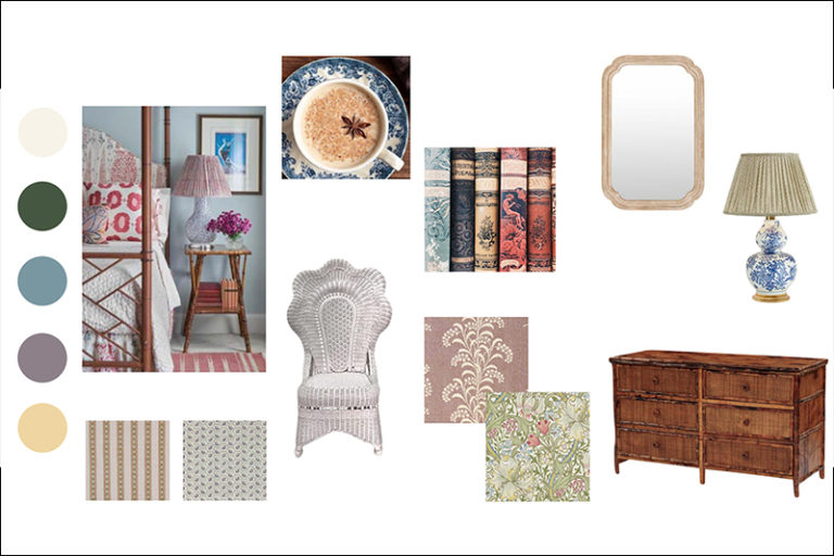 ocean view cottage design board