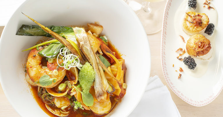 seafood pappardelle